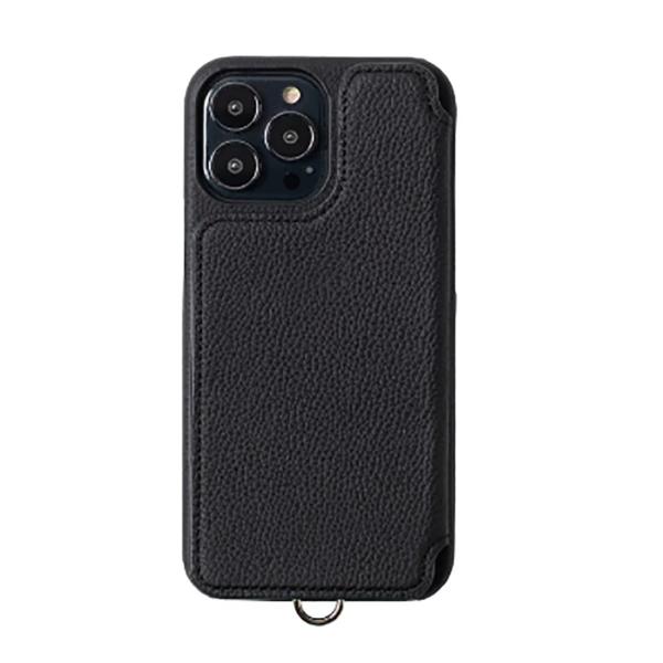 【正規取扱店】DEMIU POCHE FLAT iPhone15ProMax BLACK 携帯ケース...