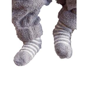 正規取扱店 Barefoot Dreams 475 Infant Socks 3足セット 子供用靴下(1歳程度) PURPLE (ベアフットドリームス)｜thepark