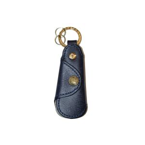 正規取扱店 GLENROYAL SHOE HORN POCKET SAFFIANO ポケットシューホーン サフィアーノ DARK BLUE (グレンロイヤル)｜thepark