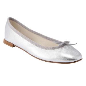 正規取扱店 repetto Ballerina Cendrillon Metallic calfskin Silver (レペット サンドリオン)｜thepark