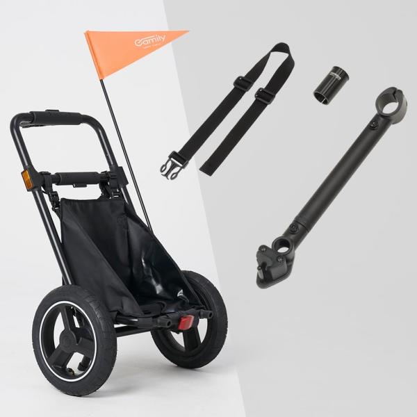 自転車 トレーラー CT-001S Camily サイクルトレーラーS ブラック OGK オージーケ...