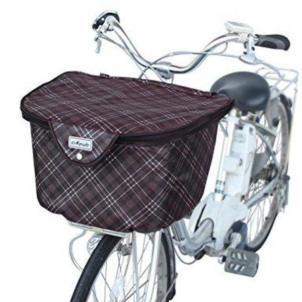 Maruto/マルト D-2FCH2400 厚手 2段式 チェック 前バスケットカバー チェックブラ...