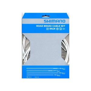 SHIMANO/シマノ SIL-TECコーティング ブレーキケーブルセット ロード用 ホワイト Y80098012　自転車｜thepowerful
