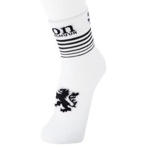 Lion de kapelmuur/リオン ド カペルミュール  サイクルレーシングソックス スピードライン ホワイト Sサイズ 自転車用品