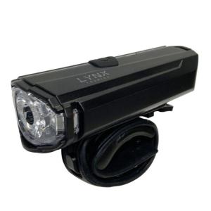 LYNX/リンクス LX-129P USB充電式ハイパワーLEDヘッドライト自動調光 フロントライト 自転車用品｜thepowerful