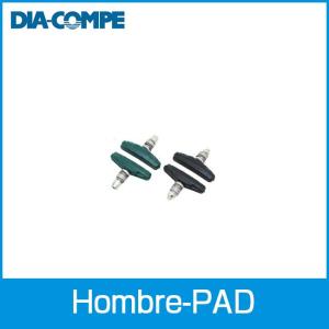 DIA-COMPE ダイアコンペ Hombre-PAD ブレーキシュー グリーン 自転車用品｜thepowerful