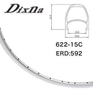 Dixna バンテージ19 リム 700C 32H ポリッシュシルバー ディズナ : ザ