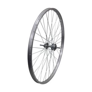 24インチ 自転車ホイール タイヤ付 24×1 3/8 前輪リム組 アルミ シティ