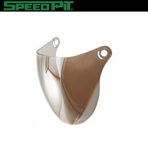 TNK工業　SPEEDPIT SR2 シールド フラッシュミラー クリアー/シルバー ロング＆フラットタイプ バイク用品