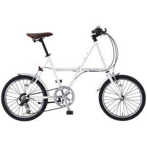 S-tech/サカモトテクノ マラッカ6S ホワイト 20インチ 小径自転車 ミニベロ