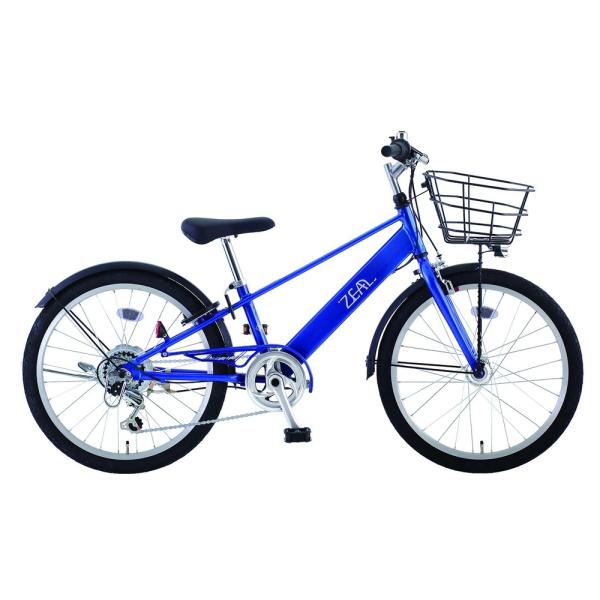 7分組 S-tech サカモトテクノ 22ゼール6Sオート ブルー 自転車 22インチ CTB 子供...