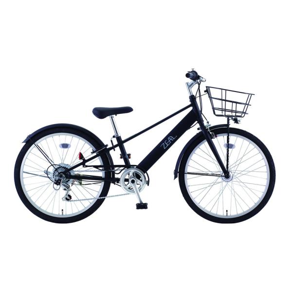 7分組 S-tech サカモトテクノ 24ゼール6Sオート マットブラック 自転車 24インチ CT...