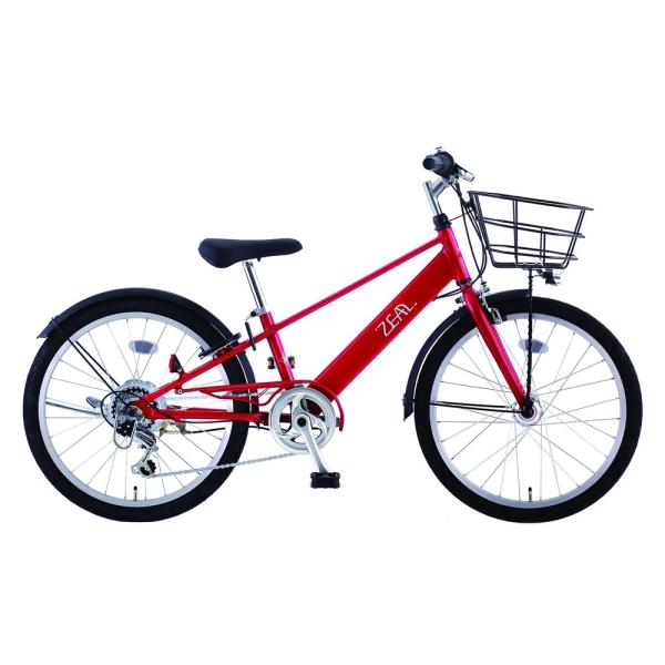 7分組 S-tech サカモトテクノ 24ゼール6Sオート レッド 自転車 24インチ CTB 子供...
