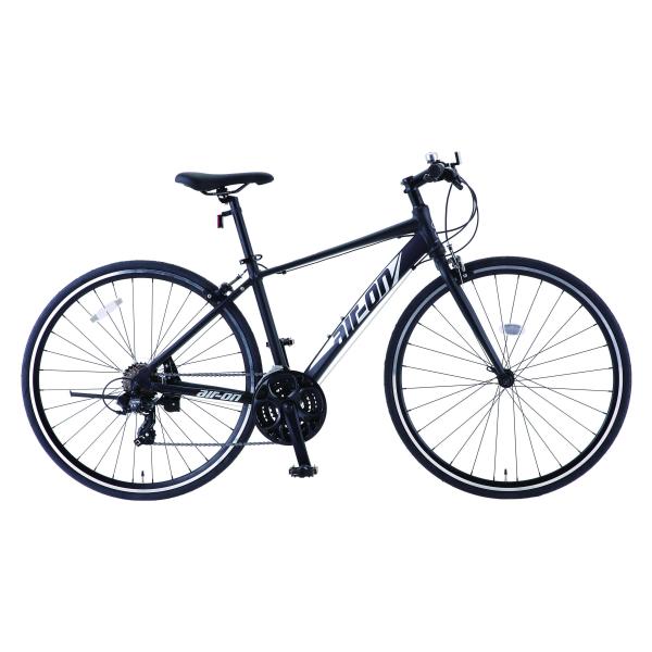 7分組 S-tech サカモトテクノ 700Cエアーオン430 マットブラック 自転車 クロスバイク