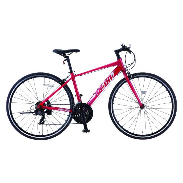 7分組 S-tech サカモトテクノ 700Cエアーオン430 レッド 自転車 クロスバイク