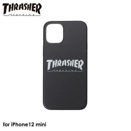 THRASHER Back Case BLK/WHT【iPhone 12 mini対応】iphone...