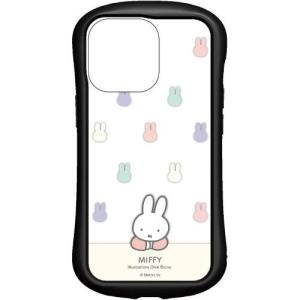 グルマンディーズ ミッフィー iPhone13 Pro対応 ハイブリッドクリアケース カラフル MF-249C