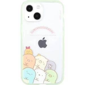 グルマンディーズ iPhone 13 mini/ 12 mini用 耐衝撃ケース IIIIFIT CLEAR すみっコぐらし SMK-106A