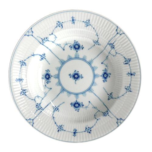 食器 スープ皿23cm  単品 北欧 ブルーフルーテッド プレイン  スーププレート23cm パスタ...