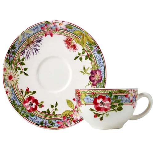 食器 ティーカップ 南欧 ジアン ミルフルール ティーカップ＆ソーサー190ml  16436PTB...