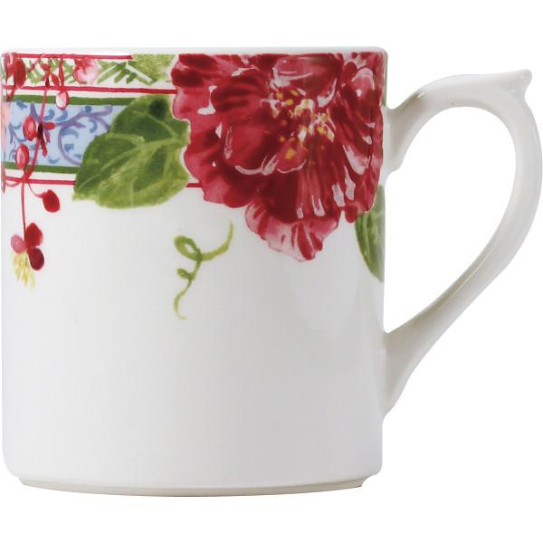 食器 マグ 南欧 ジアン ミルフルール  マグカップ300ml  口径8.0cm×高さ9.5cm　容...