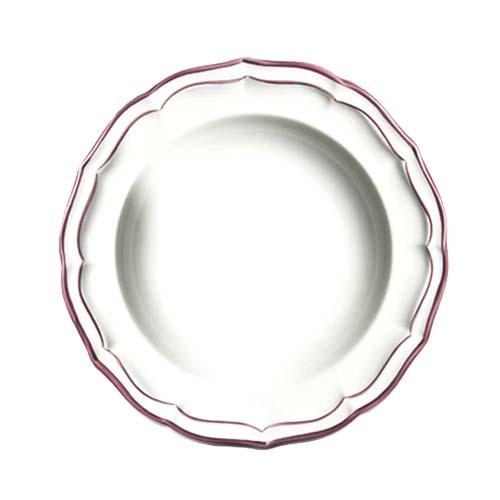 ●1831B6AY フィレ ピヴォアン スーププレート22.5cm 陶器製  ジアン