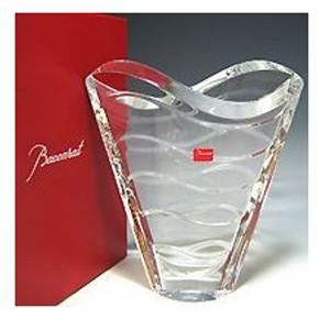 バカラ クリスタル花瓶 Baccarat ウェーブ WAVE VASE フラワーベース