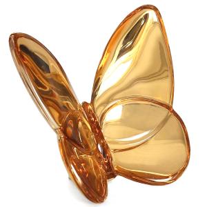 バカラ（Baccarat） フィギュリン ラッキーバタフライ クリスタル