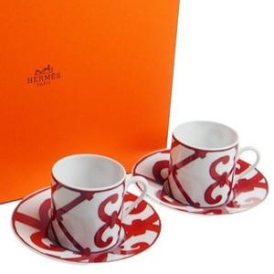 新品 エルメス HERMES ガダルキヴィール カップ＆ソーサー 食器セット エルメス（HERMES） ガダルキヴィール ティーカップ＆ソーサー