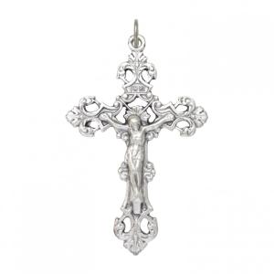 クロス 百合の紋章 十字架 ペンダント　イタリア製