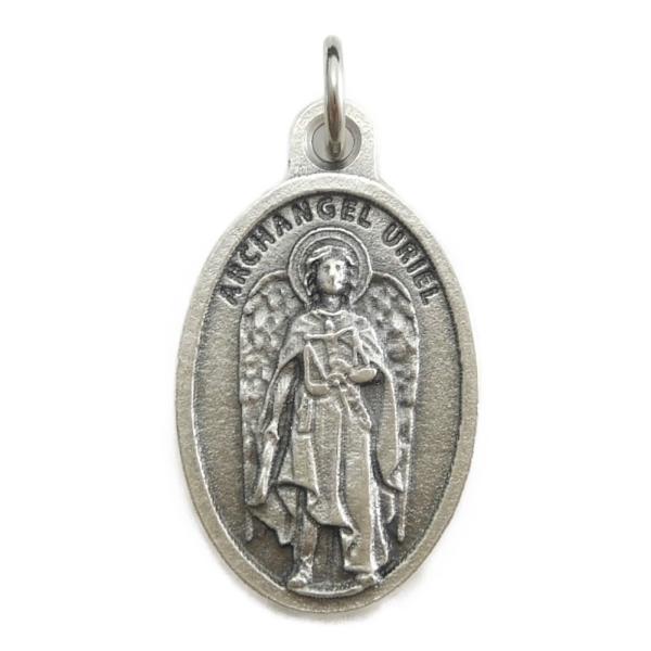 大天使 ウリエル メダイ チャーム ペンダント -作家・教師、地震や台風・火山の噴火など自然現象の守...