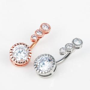 セール実施中 へそピアス 4連 ジュエル バナ...の詳細画像5