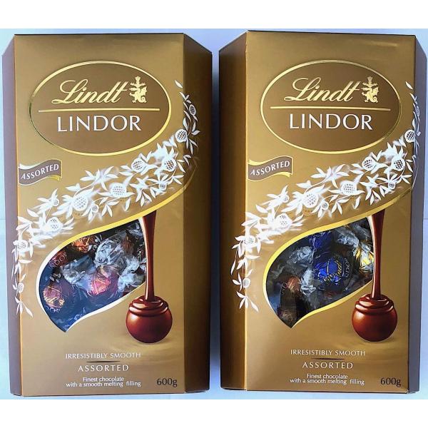 リンツ リンドール ゴールド アソート 4種 個包装 600グラム×2箱 ホワイトデー LINDT ...