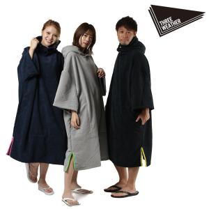 THREEWEATHER マイクロファイバー ポンチョ スリーウェザー