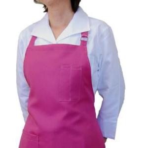 胸当てカフェエプロン 業務用エプロン前掛け サ...の詳細画像1