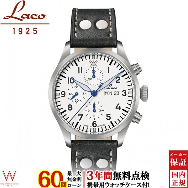 無金利ローン可 3年間無料点検付 ラコ Laco クロノグラフ キール.2 ヴァイス 862153 ...