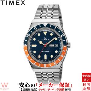 タイメックス 腕時計 TIMEX タイメックス キュー TIMEX Q TW2U61100 メンズ 時計 日付 曜日 2色ベゼル ビンテージ カジュアル｜thewatchshopwebstore