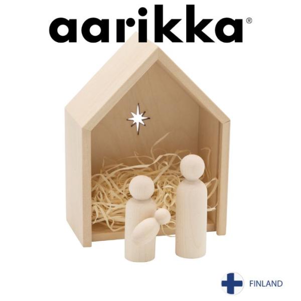 aarikka アーリッカ Little Manger 天然木 オーナメント 小さな 飼い葉桶 送料...