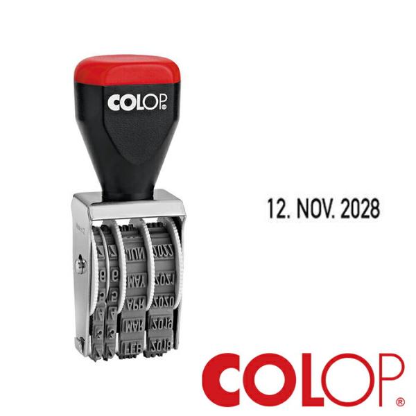 COLOP Band Stamps 2025年〜2036年 コロップ 回転日付けゴム印 英語月 おし...