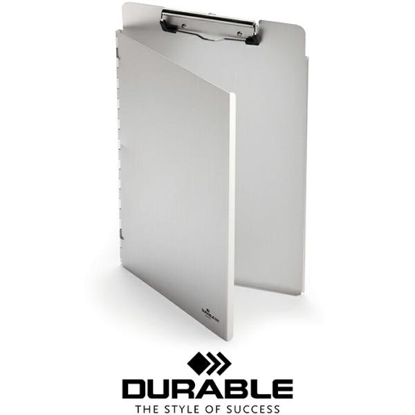 DURABLE デュラブル カバー付き リサイクルアルミ クリップボード A4 シルバー おしゃれ ...