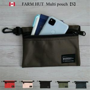 FARM HUT マルチポーチ S 全6色 おしゃれ かわいい ポーチ トラベル アウトドア 化粧ポーチ スマホケース 収納 小物 カナダ 誕生日 プレゼント 文具 文房具｜thewind