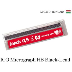 ICO MICROGRAPH HB BLACK LEAD 12本入 イコ シャープペンシル用替え芯 ...