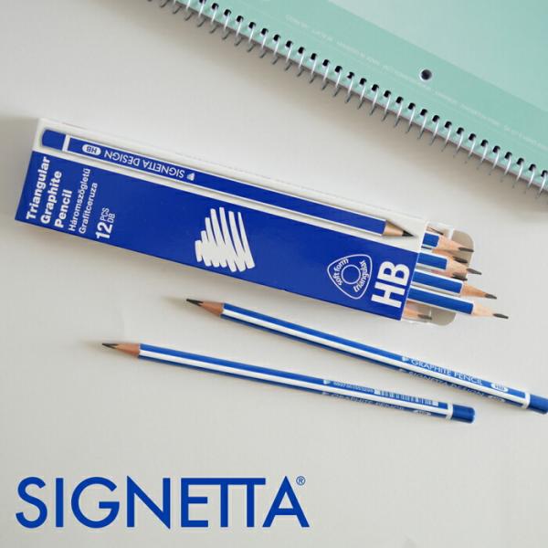 ICO SIGNETTA DESIGN PENCIL イコ シグネッタ デザイン HB鉛筆 12本セ...