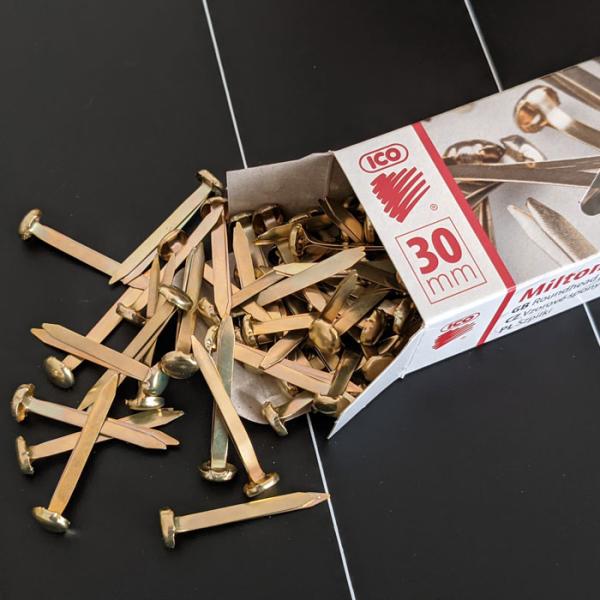 ICO イコ 30mm 割ピン 100個入 おしゃれ 東欧 文房具 文具 雑貨 ハンガリー製 レトロ...