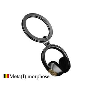 Meta(l) morphose メタルモルフォーゼ キーチェーン ヘッドフォン（ビンテージBK） ...