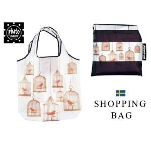 pluto プルート ショッピングバッグ とり-BIRDS- おしゃれ 北欧雑貨 エコバッグ 鳥 海...