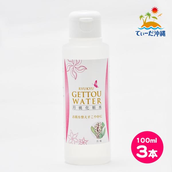 琉球月桃化粧水 月桃水 100ml 3本セット