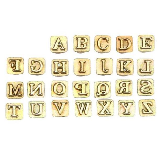 レザークラフト 刻印工具 スタンプ 英字 アルファベット