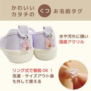 名入れ シューズタグ くつタグ 子供 キッズ ...の詳細画像1