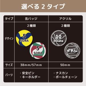 バレーボール アクリル キーホルダー プチギフ...の詳細画像2